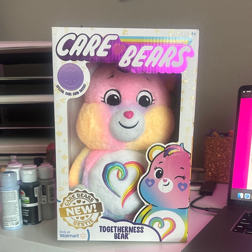 Care Bears Togetherness Bear - Pink and Yellow